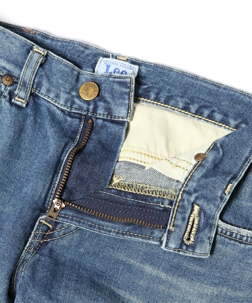 NANO universe（ナノユニバース）の「Lee/NU別注 テーパードスリム   デニムパンツ（デニムパンツ・レディース・インディゴブルー/ホワイト/ブラック・X-SMALL/SMALL/MEDIUM）」の10枚目の写真