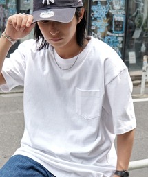 MONO-MART | ヘビーウェイト ビッグシルエット USAコットン プルオーバー (1/2 sleeve)(Tシャツ/カットソー)