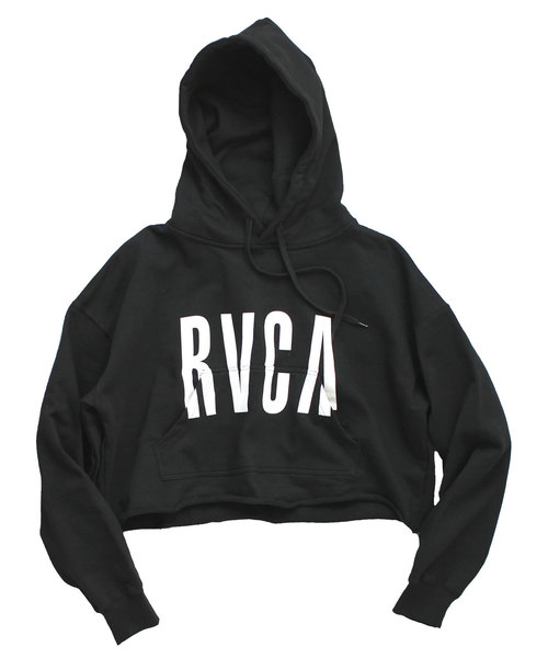 RVCA(ルーカ)の「【RVCA/ルーカ】FRESHMAN PULLOVER カットオフロゴプリントプルオーバーパーカー(パーカー・レディース・ホワイト/ブラック/杢グレー・SMALL/X-SMALL)」の3枚目の写真