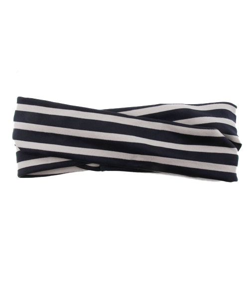 SMELLY（スメリー）の「SMELLY ボーダーヘアバンド（ヘアバンド・レディース・ブラック系その他/ベージュ系その他/ブルー系その他・ONE）」の3枚目の写真