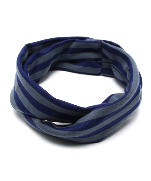 SMELLY（スメリー）の「SMELLY ボーダーヘアバンド（ヘアバンド・レディース・ブラック系その他/ベージュ系その他/ブルー系その他・ONE）」の5枚目の写真