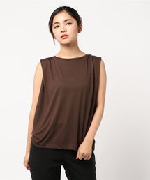 AMERICAN HOLIC | バックタックノースリーブプルオーバー(Tシャツ/カットソー)