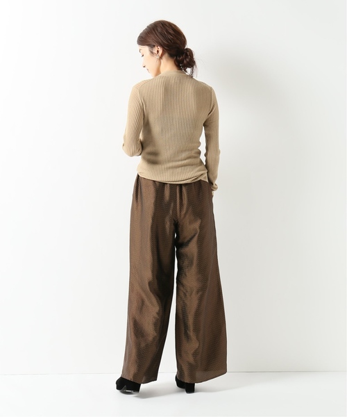 IENA LA BOUCLE(イエナラブークル)の「IENA LA BOUCLE laspalmas タイ付きヘンリーネックニット◆(ニット/セーター・レディース・ベージュ/ネイビー/ブラウン/ピンク・FREE)」の14枚目の写真
