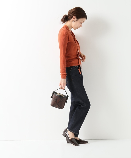 IENA LA BOUCLE(イエナラブークル)の「IENA LA BOUCLE laspalmas タイ付きヘンリーネックニット◆(ニット/セーター・レディース・ベージュ/ネイビー/ブラウン/ピンク・FREE)」の18枚目の写真