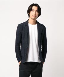 【Bl】スラブ裏毛テーラードジャケット