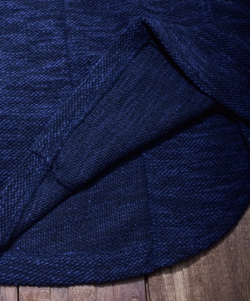 Bling Leads（ブリングリーズ）の「【Bl】スラブ裏毛テーラードジャケット（テーラードジャケット・メンズ・ブラック×ホワイト/ブルー系その他/グレー×ホワイト・MEDIUM/LARGE/X-LARGE）」の8枚目の写真