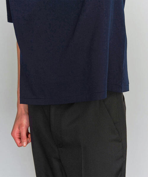 BEAUTY&YOUTH UNITED ARROWS(ビューティーアンドユースユナイテッドアローズ)の「BY クリア ポンチ ワイドフォルム Tシャツ -MADE IN JAPAN-(Tシャツ/カットソー・メンズ・オリーブ/ホワイト/ネイビー/ライトグレー/コバルトブルー・X-LARGE/LARGE/SMALL/MEDIUM)」の18枚目の写真
