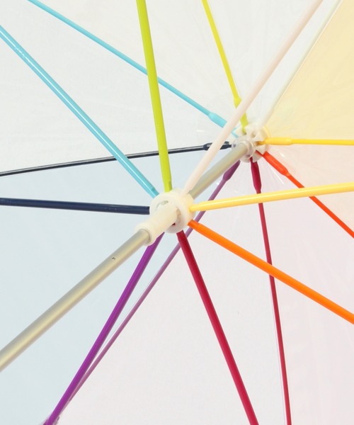 BAYFLOW（ベイフロー）の「【Evereon】[錆びにくく長く使える!]カラフル傘60cm（長傘・レディース・ホワイト/ブルー/その他1/ブラック/オフホワイト・0）」の13枚目の写真