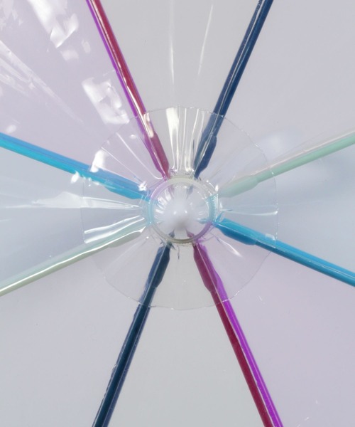 BAYFLOW（ベイフロー）の「【Evereon】[錆びにくく長く使える!]カラフル傘60cm（長傘・レディース・ホワイト/ブルー/その他1/ブラック/オフホワイト・0）」の15枚目の写真