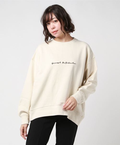 LOWRYS FARM（ローリーズファーム）の「シンプルロゴウラケプルオーバー　860115（スウェット・レディース・アイボリー/ブラック/ブラウン/スモークピンク/ベージュ/ミント・FREE）」の20枚目の写真