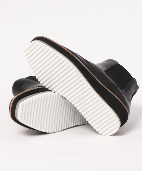 V SEVEN TWELVE THIRTY(ヴィセヴントゥエルヴサーティ)の「サイドゴアショートブーツ(ブーツ・レディース・ブラック/ダークブラウン/ブラック系その他・S/M/L)」の5枚目の写真