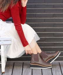 サイドゴアショートブーツ