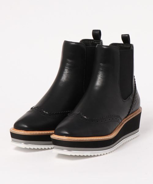 V SEVEN TWELVE THIRTY(ヴィセヴントゥエルヴサーティ)の「サイドゴアショートブーツ(ブーツ・レディース・ブラック/ダークブラウン/ブラック系その他・S/M/L)」の6枚目の写真