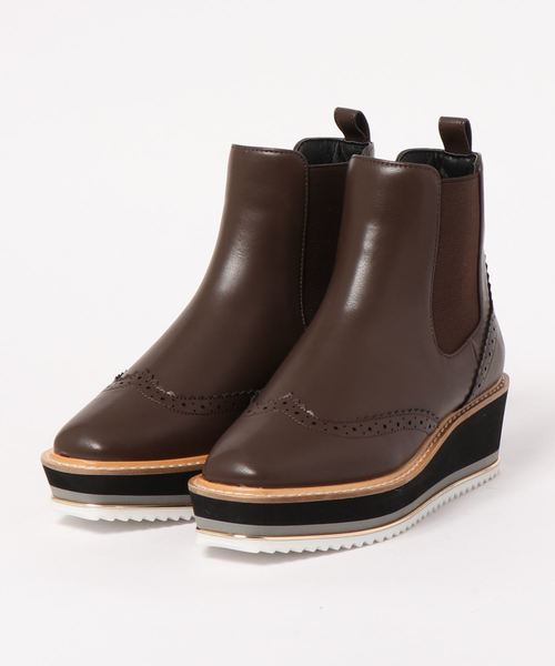 V SEVEN TWELVE THIRTY(ヴィセヴントゥエルヴサーティ)の「サイドゴアショートブーツ(ブーツ・レディース・ブラック/ダークブラウン/ブラック系その他・S/M/L)」の10枚目の写真