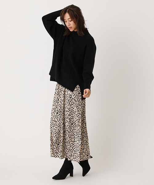 AZUL by moussy(アズールバイマウジー)の「LEOPARD NARROW SKIRT/レオパードナロースカート(スカート・レディース・ベージュ系その他/ブラック系その他/ブラック・SMALL/MEDIUM)」の22枚目の写真