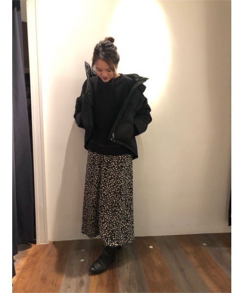 AZUL by moussy(アズールバイマウジー)の「LEOPARD NARROW SKIRT/レオパードナロースカート(スカート・レディース・ベージュ系その他/ブラック系その他/ブラック・SMALL/MEDIUM)」の4枚目の写真