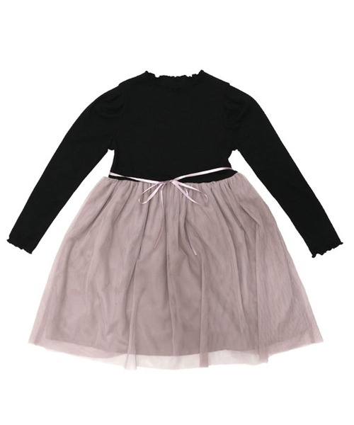 Bee des Bee（ビーデスビー）の「ドッキングワンピース（ワンピース・キッズ・ラベンダー/ライトグレー/ブルー系その他/ブラック/ダークブラウン/ブラック×ベージュ/ローズ/アイボリー/グレー系その他/ブラック系その他/ホワイト系その他/ホワイト系その他2・110cm/100cm/120cm/130cm/140cm/150cm）」の16枚目の写真