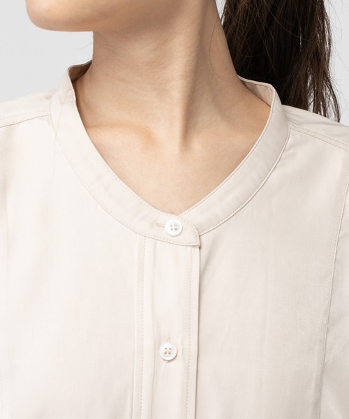 mystic(ミスティック)の「ロングBIGシャツ(シャツ/ブラウス・レディース・ホワイト/ベージュ/グリーン・FREE)」の8枚目の写真