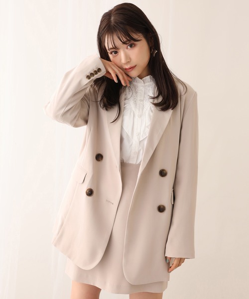 one after another NICE CLAUP(ワンアフターアナザーナイスクラップ)の「台形スカート(スカート・レディース・ベージュ/ラベンダー/チェック・FREE)」の20枚目の写真