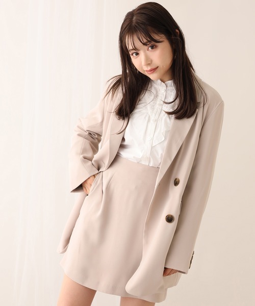 one after another NICE CLAUP(ワンアフターアナザーナイスクラップ)の「台形スカート(スカート・レディース・ベージュ/ラベンダー/チェック・FREE)」の21枚目の写真