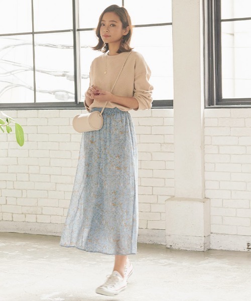 KOBE LETTUCE（コウベレタス）の「バックボタンランダムワッフルチュニック（チュニック・レディース・ベージュ/カーキ/ピンク/アイボリー/モカ・FREE）」の10枚目の写真