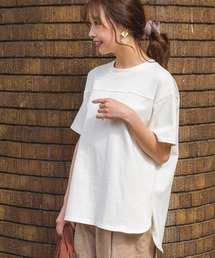 切替ラウンド Tシャツ