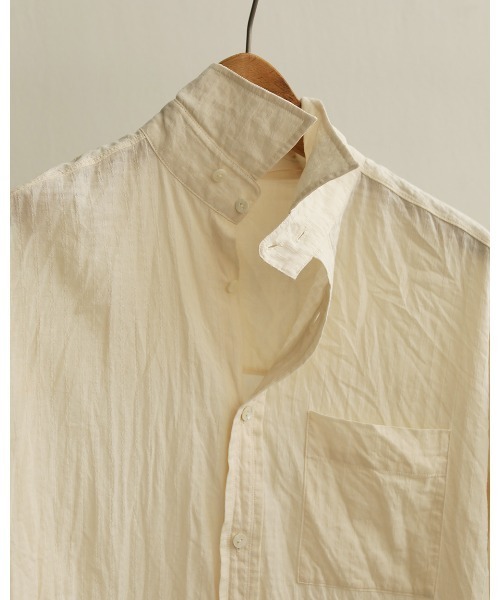 TODAYFUL(トゥデイフル)の「ジャガードコットンシャツ(シャツ/ブラウス・レディース・ホワイト/アイボリー・FREE)」の6枚目の写真