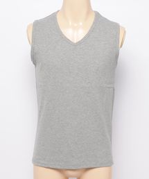 【BLUE STANDARD】リブノースリーブ タンクトップよりも露出が少なく、Tシャツよりも涼しい絶妙な1枚 スポーツシーンにもオススメ