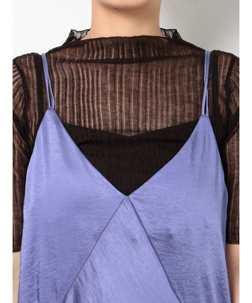 MERCURYDUO（マーキュリーデュオ）の「マーメイドフレアキャミワンピース（ワンピース・レディース・ベージュ/ブラウン/ブルー・FREE）」の10枚目の写真