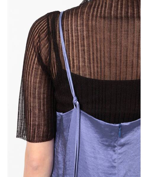 MERCURYDUO（マーキュリーデュオ）の「マーメイドフレアキャミワンピース（ワンピース・レディース・ベージュ/ブラウン/ブルー・FREE）」の8枚目の写真