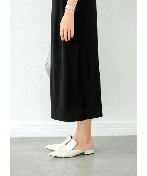 STYLE DELI(スタイルデリ)の「ボリュームチュール袖ロングニットワンピース(ワンピース・レディース・ブラック/グリーン・01/02)」の10枚目の写真