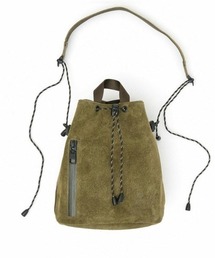 AS2OV (アッソブ) WATER PROOF SUEDE DRAWSTRING BAG / 巾着 バッグ