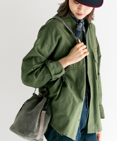 AS2OV(アッソブ)の「AS2OV (アッソブ) WATER PROOF SUEDE DRAWSTRING BAG / 巾着 バッグ(ショルダーバッグ・メンズ・ブラック/ネイビー/カーキ/マスタード/ワインレッド/チョコ/ターコイズブルー/グレー/オレンジ/キャメル・FREE)」の16枚目の写真
