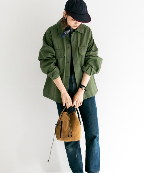 AS2OV(アッソブ)の「AS2OV (アッソブ) WATER PROOF SUEDE DRAWSTRING BAG / 巾着 バッグ(ショルダーバッグ・メンズ・ブラック/ネイビー/カーキ/マスタード/ワインレッド/チョコ/ターコイズブルー/グレー/オレンジ/キャメル・FREE)」の21枚目の写真