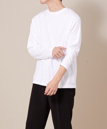 ADAM ET ROPE' | 【抗ウイルス加工】スムース リラックスロンT(Tシャツ/カットソー)