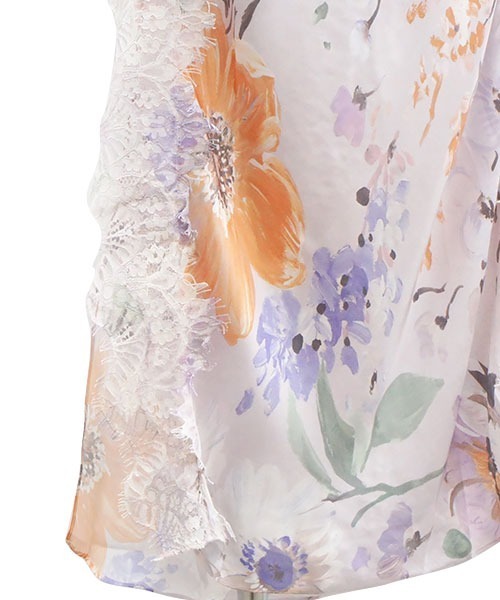 ANNEBRA：Lily ロングナイティ ANNEBRA（アンブラ）の「Glitzy 花柄ロングナイティ（ワンピース