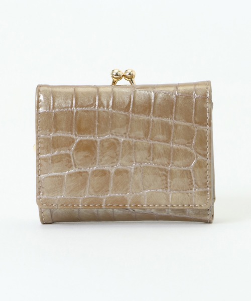 ikka（イッカ）の「エナメルクロコ 口金財布（財布・レディース・ホワイト/ブラウン/グリーン/その他4・FREE）」の3枚目の写真