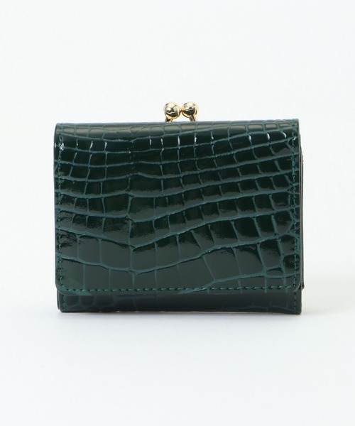 ikka（イッカ）の「エナメルクロコ 口金財布（財布・レディース・ホワイト/ブラウン/グリーン/その他4・FREE）」の4枚目の写真