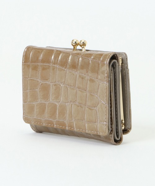 ikka（イッカ）の「エナメルクロコ 口金財布（財布・レディース・ホワイト/ブラウン/グリーン/その他4・FREE）」の5枚目の写真