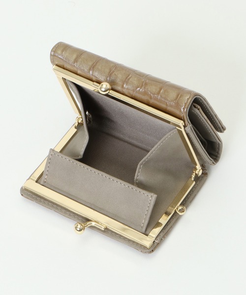 ikka（イッカ）の「エナメルクロコ 口金財布（財布・レディース・ホワイト/ブラウン/グリーン/その他4・FREE）」の8枚目の写真