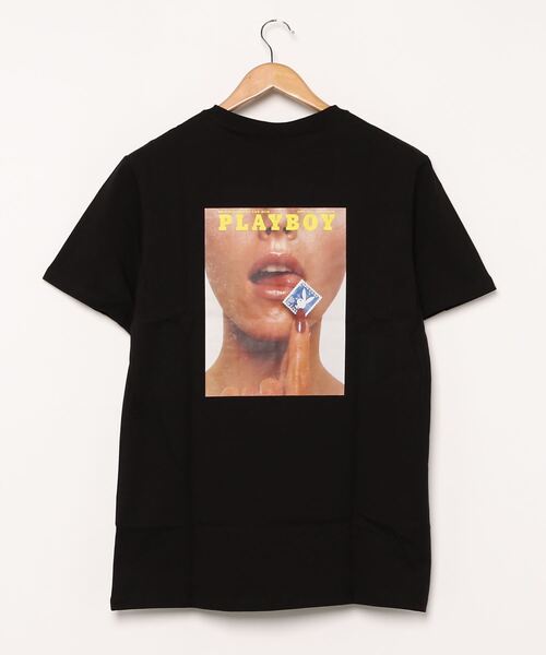 Soulland(ソウランド)の「SOULLAND meets Playboy Monthly April T-shirt 1021(Tシャツ/カットソー・メンズ・ブラック・SMALL/MEDIUM/X-LARGE/LARGE)」の2枚目の写真