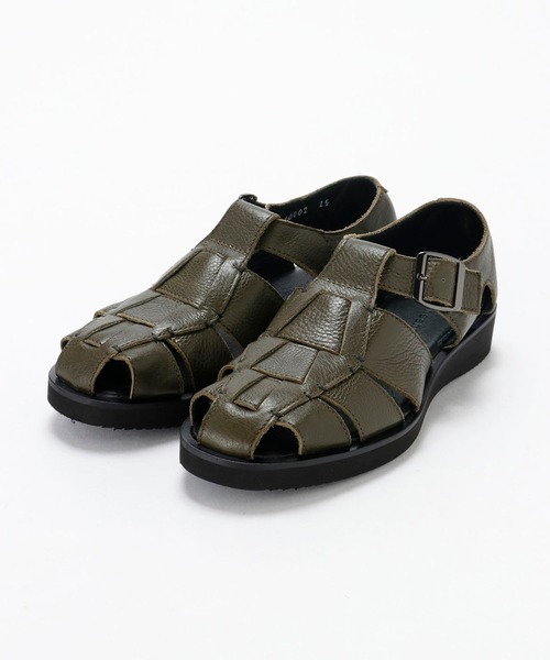 junhashimoto(ジュンハシモト)の「SH02 GURKHA SANDAL(サンダル・メンズ・ブラック/カーキ/キャメル・26/25)」の3枚目の写真