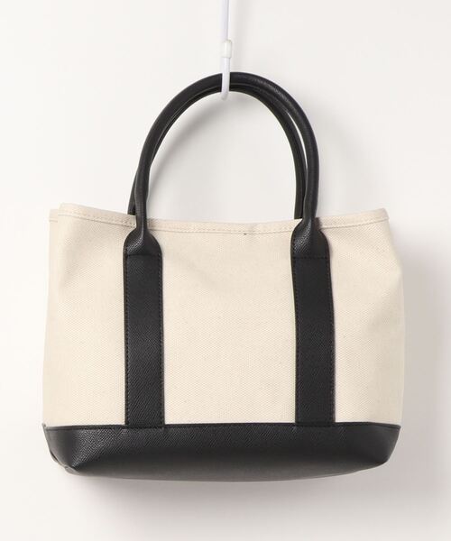 INTERPLANET(インタープラネット)の「撥水加工キャンバストートBAG(トートバッグ・レディース・ベージュ/ブラック/ベージュ系その他・フリー)」の2枚目の写真