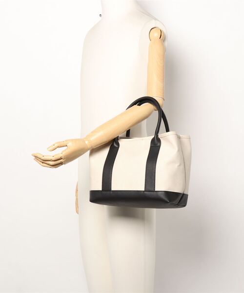 INTERPLANET(インタープラネット)の「撥水加工キャンバストートBAG(トートバッグ・レディース・ベージュ/ブラック/ベージュ系その他・フリー)」の8枚目の写真