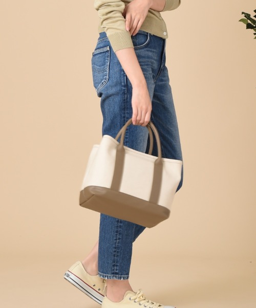 INTERPLANET(インタープラネット)の「撥水加工キャンバストートBAG(トートバッグ・レディース・ベージュ/ブラック/ベージュ系その他・フリー)」の15枚目の写真