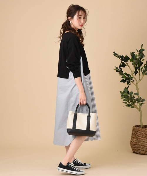 INTERPLANET(インタープラネット)の「撥水加工キャンバストートBAG(トートバッグ・レディース・ベージュ/ブラック/ベージュ系その他・フリー)」の18枚目の写真