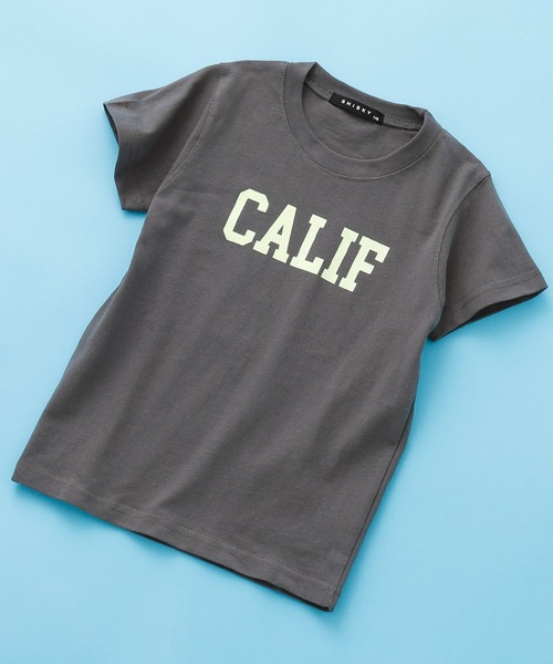 SHISKY（シスキー）の「SHISKY / シスキー ビッグシルエット プリント カットソー 半袖 キッズ（Tシャツ/カットソー・キッズ・ベージュ/ネイビー/オフホワイト/ミント/モカ/ホワイト系その他/グレー系その他/ブラウン系その他/ベージュ系その他/ブルー系その他/オレンジ系その他/ベージュ系その他2/グレー系その他2/ホワイト系その他2/ブラウン系その他2/オレンジ/杢グレー/グリーン系その他/チャコール/グリーン系その他2・110/130/150/120/140/160）」の6枚目の写真