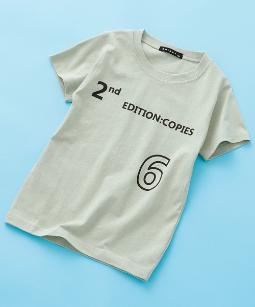 SHISKY（シスキー）の「SHISKY / シスキー ビッグシルエット プリント カットソー 半袖 キッズ（Tシャツ/カットソー・キッズ・ベージュ/ネイビー/オフホワイト/ミント/モカ/ホワイト系その他/グレー系その他/ブラウン系その他/ベージュ系その他/ブルー系その他/オレンジ系その他/ベージュ系その他2/グレー系その他2/ホワイト系その他2/ブラウン系その他2/オレンジ/杢グレー/グリーン系その他/チャコール/グリーン系その他2・110/130/150/120/140/160）」の15枚目の写真