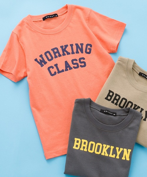 SHISKY（シスキー）の「SHISKY / シスキー ビッグシルエット プリント カットソー 半袖 キッズ（Tシャツ/カットソー・キッズ・ベージュ/ネイビー/オフホワイト/ミント/モカ/ホワイト系その他/グレー系その他/ブラウン系その他/ベージュ系その他/ブルー系その他/オレンジ系その他/ベージュ系その他2/グレー系その他2/ホワイト系その他2/ブラウン系その他2/オレンジ/杢グレー/グリーン系その他/チャコール/グリーン系その他2・110/130/150/120/140/160）」の19枚目の写真