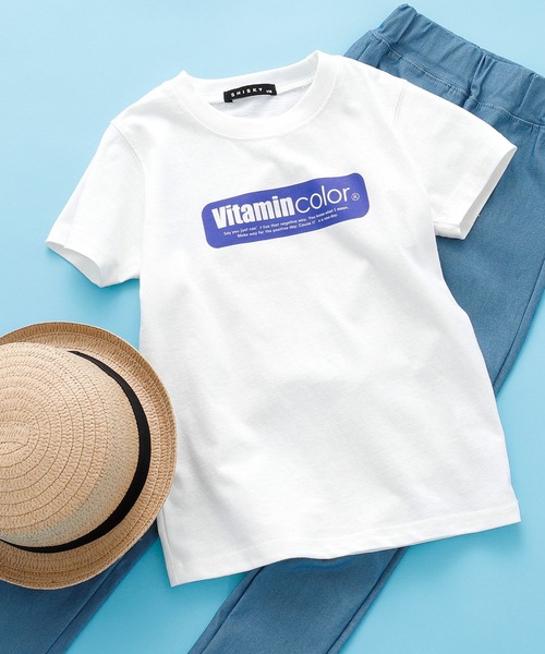 SHISKY（シスキー）の「SHISKY / シスキー ビッグシルエット プリント カットソー 半袖 キッズ（Tシャツ/カットソー・キッズ・ベージュ/ネイビー/オフホワイト/ミント/モカ/ホワイト系その他/グレー系その他/ブラウン系その他/ベージュ系その他/ブルー系その他/オレンジ系その他/ベージュ系その他2/グレー系その他2/ホワイト系その他2/ブラウン系その他2/オレンジ/杢グレー/グリーン系その他/チャコール/グリーン系その他2・110/130/150/120/140/160）」の4枚目の写真